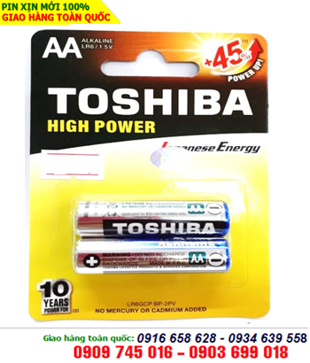 Toshiba LR6GCNN BP-2; Pin AA Toshiba LR6GCNN BP-2 alkaline 1.5V chính hãng Toshiba Nhật